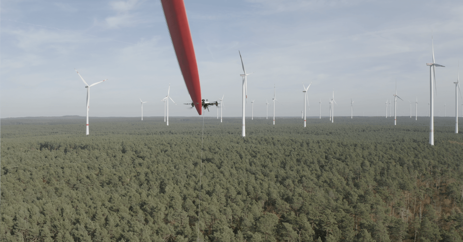 Drone-based Lightning Protection System Diagnosis (LPS) for Wind Turbines